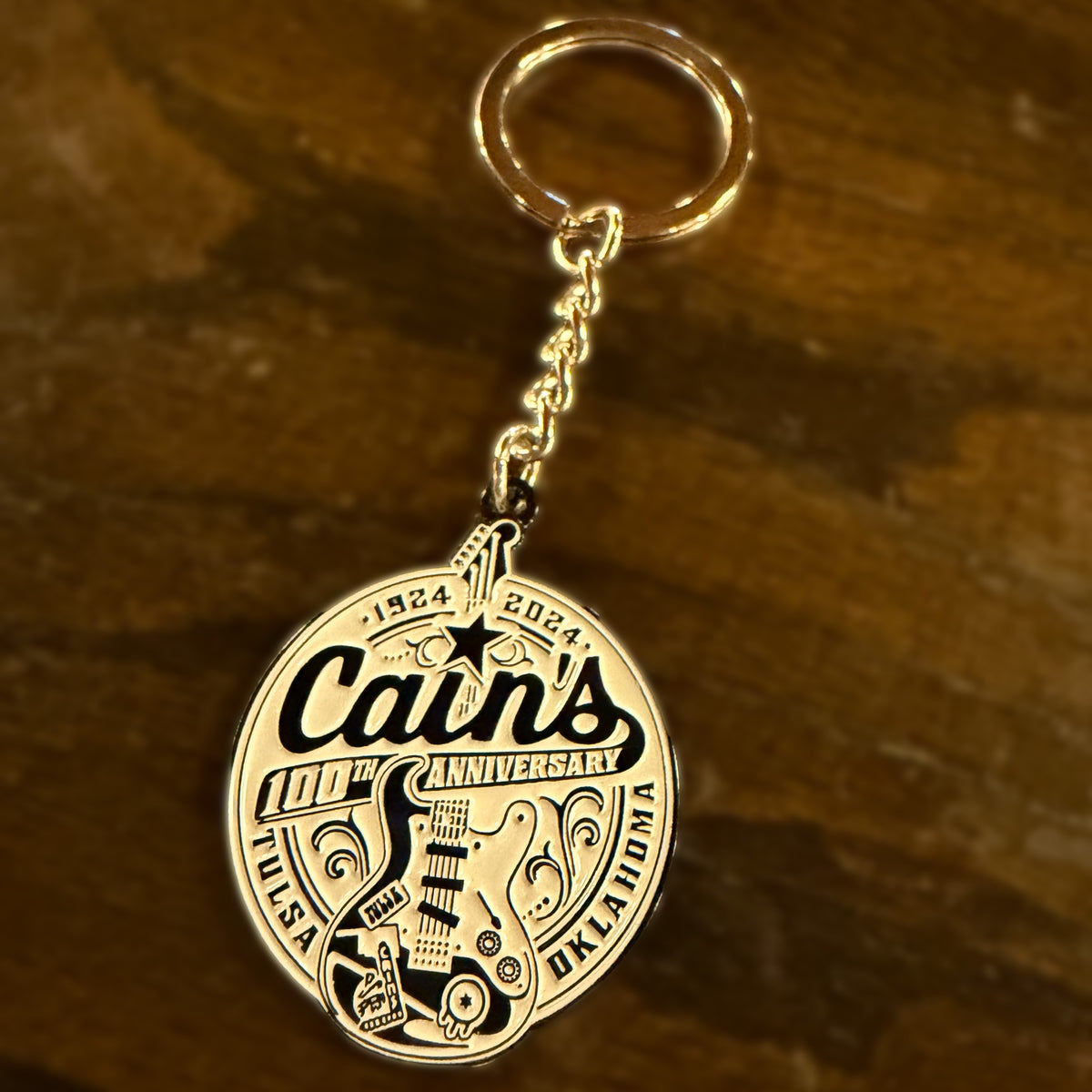 Enamel Keychain | 100 Year Logo – Cain's Merch